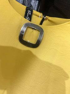 Yellow 3/4 Sleeve Top