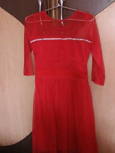 Red Mini Dresses Only Diamond Strip Is Little Out