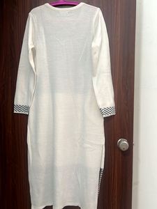 Black &amp; White woollen Kurta