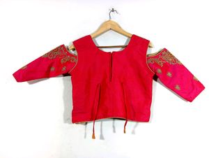 Blouse- Rose Pink &amp; Gold (Women)