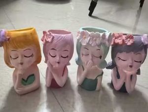 Cute Girl Planters pot ❣️❣️😍😍
