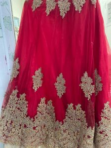 Red &amp; Gold Kurta Set