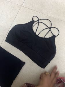 Black Desginer Bralet Combo