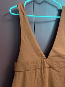 casual brown Skater/Jumper Dress