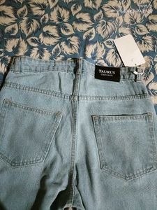 Light Blue Wide Leg Jeans(NEW)