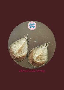 Handmade Threadwork Earring