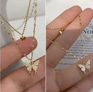 Butterfly Layered Necklace