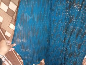 Elegant Teal Embellished Dress