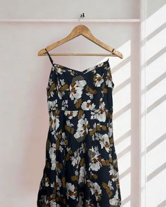 Strappy Floral Skater Dress