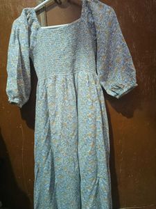 Floral Midi Dress With POCKET😍