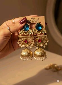 Kayan Jhumka Earrings