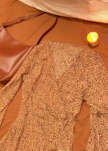 Leopard Print Midi Dress