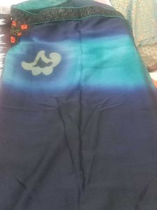 Blue Saree