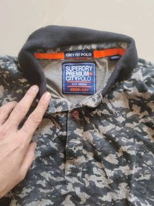 Superdry Camo Print Polo Shirt