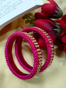 Combo Handmade Silk Bangles