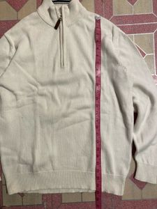 Quarter Zip Knit Sweater