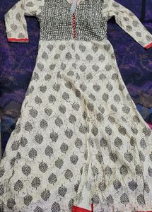 A Line Cotton Kurti Full Length