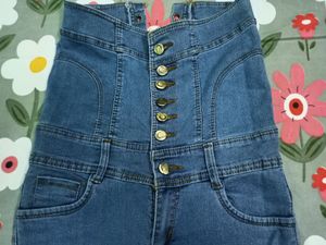 HIGH WAIST DENIM JEANS