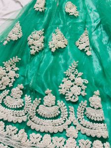 Mint Green Embellished Anarkali Dress