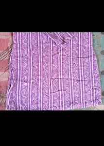Printed pure cotton straight kurti