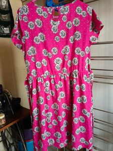 magenta dress