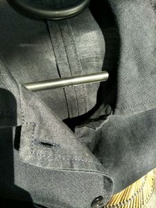 Navy Blue Linen Shirt