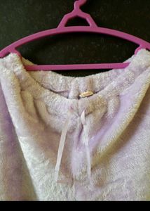 Soft Lavender Fuzzy Trousers
