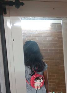 Pink Girl Backpack For Dual Use