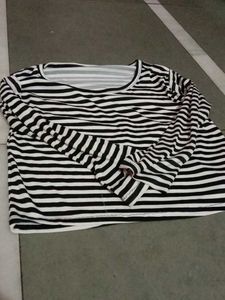 Striped Long Sleeve Top
