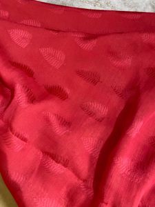 Pink Floral Embroidery Saaree