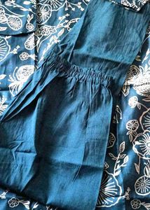 (New)V-neck Kurti sets Good Quality