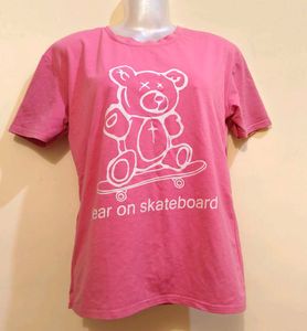 Size M/L 🎁Buy 2 Get 1 Free🎁Pink Bear Graphic Tee