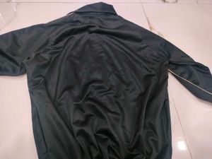 Black Track Jacket - Zip Up