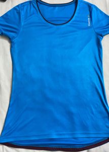 Reebok Blue Running Tee - Slim Fit
