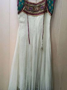 White Ethenic Kurti (Women)