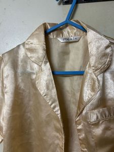 Silky Top And Short Night Suit