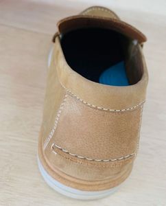 Stylish Tan Leather Espadrilles For Men