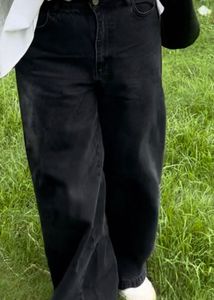 Wide Leg Black Jeans