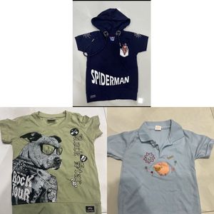 Combo of 3 Tshirts For Boys