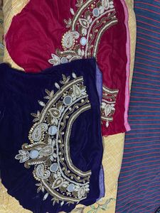 Handwork Patch Neckline set of 2
