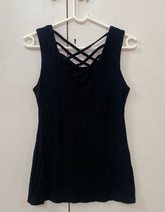 bebe Black Tank Top