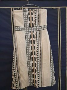 Patterned Mini Dress tube