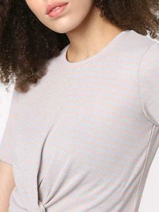 Grey Striped T-shirt