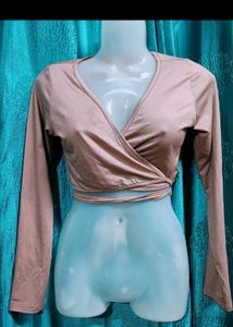 Crossover Long Sleeve Top
