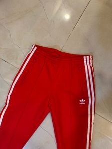 Adidas Originals Red Track Pants, XS
