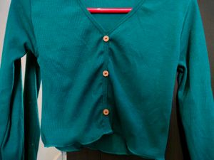 Buttoned Crop Top