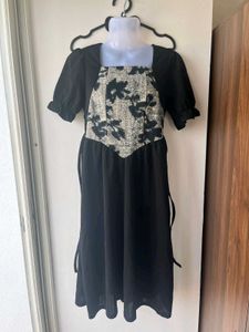 Cute Black Midi Dress