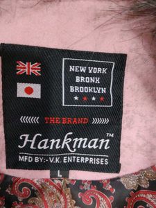 Pink Coat with Fur Collar