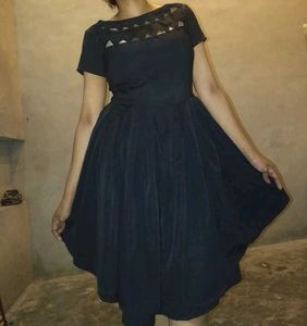 Little Black Dress with Cutouts