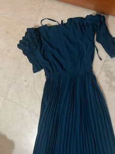 Teal Blue Color Dress